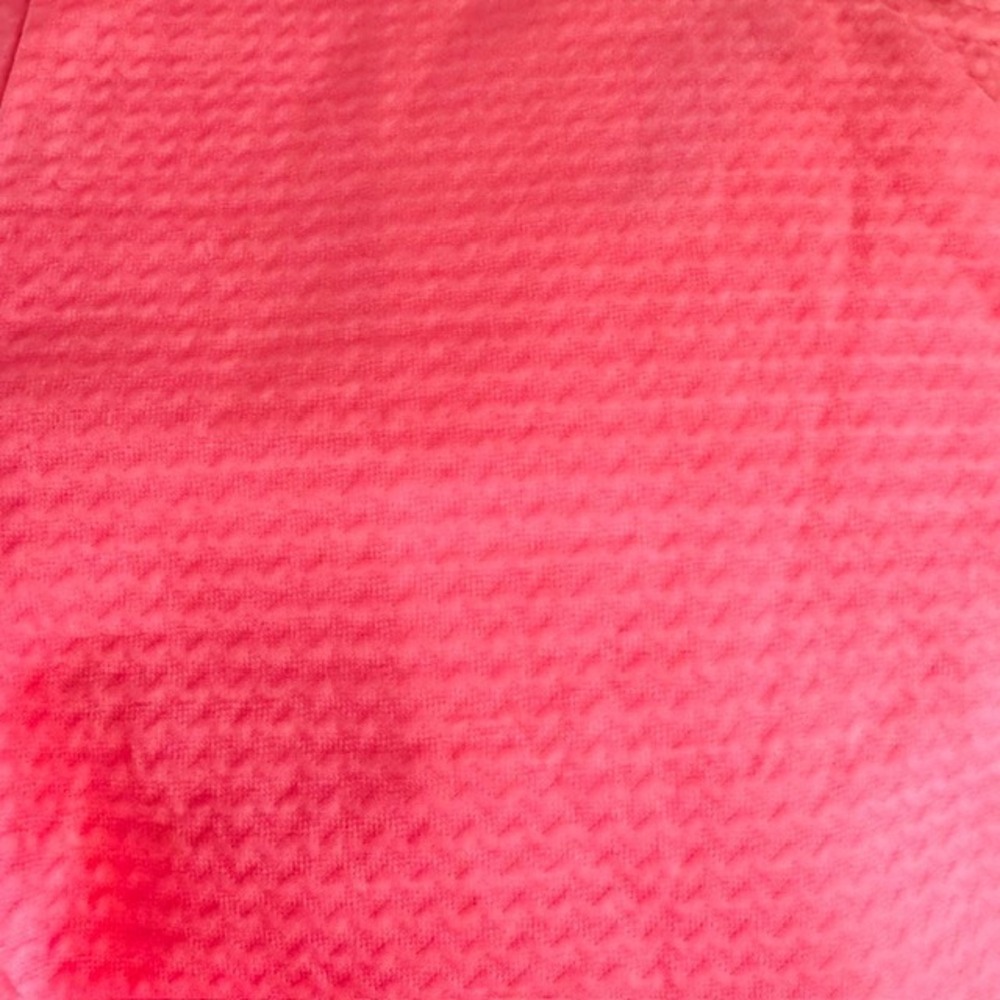 Lilly Pulitzer Magnolia Scallop‎ Shorts Bright Coral Textured Cotton Size 8 NWOT - Picture 10 of 10